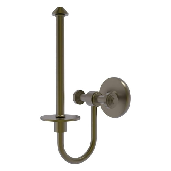 Southbeach Collection Upright Toilet Tissue Holder in Antique Brass