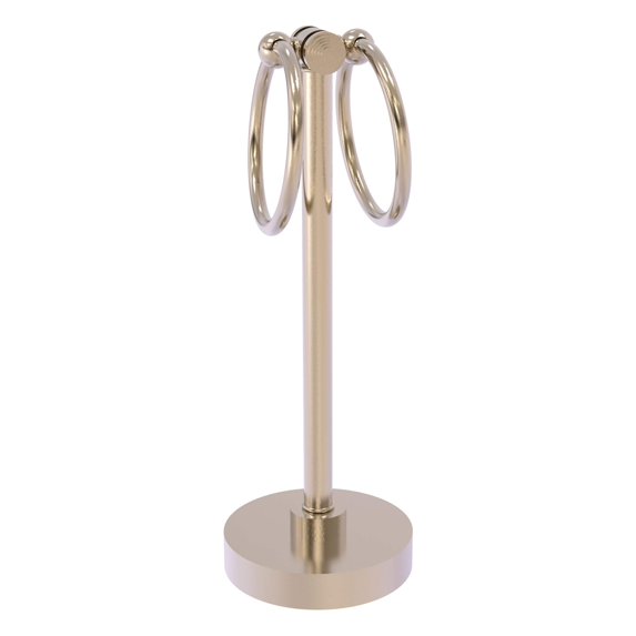 Southbeach Collection Vanity Top 2 Towel Ring Guest Towel Holder in Antique Pewter