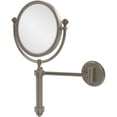 thumbnail image 1 of Southbeach Collection Wall Mounted Make-Up Mirror 8-in Diameter with 2X Magnification in Antique Pewter, 1 of 11