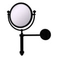 thumbnail image 1 of Southbeach Collection Wall Mounted Make-Up Mirror 8-in Diameter with 4X Magnification in Matte Black, 1 of 11