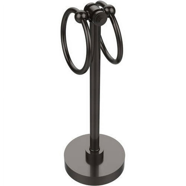 Southbeach Vanity Top 2 Towel Ring Guest Towel Holder in Oil Rubbed Bronze