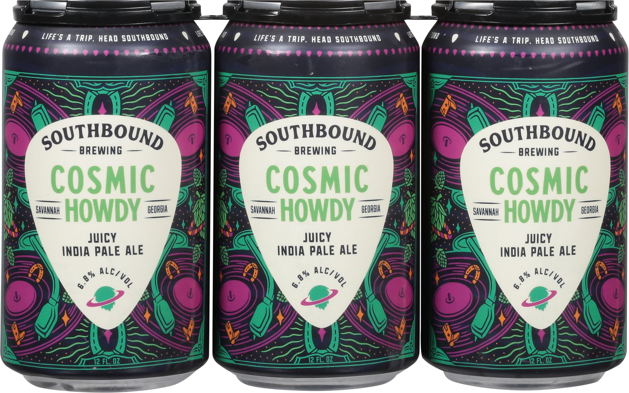 Southbound Brewing Indian Pale Ale Cosmic Howdy Beer 6 - 12 fl oz Cans