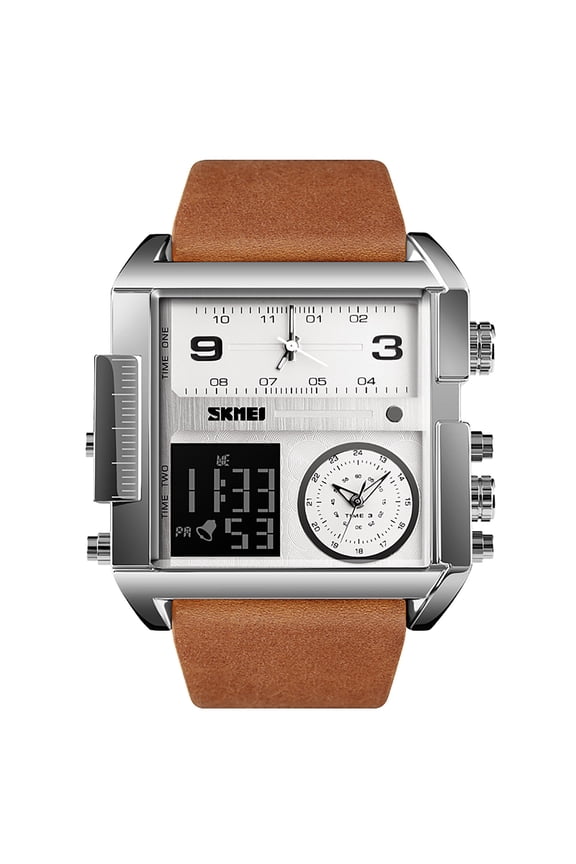 Southeast Asia Square Large Dial Men'S Business Electronic Watches Unique Dial Design Watches