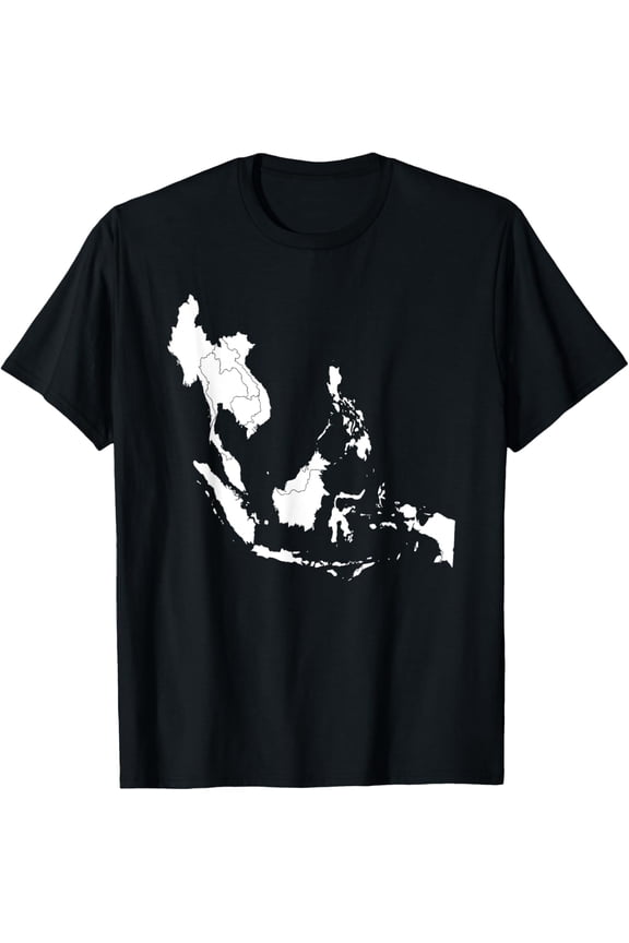 Southeast Asia T-Shirt Geography Map Asian Graphic Tee