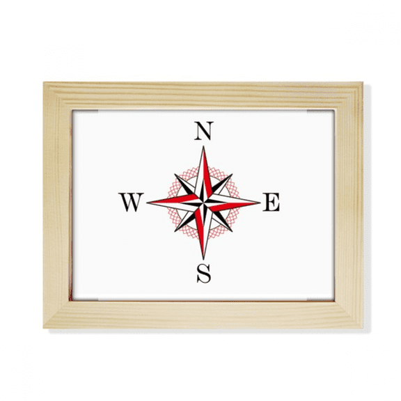 Southeast Compass Positioning Direction Desktop Photo Frame Picture Art Decoration Painting 6x8 inch