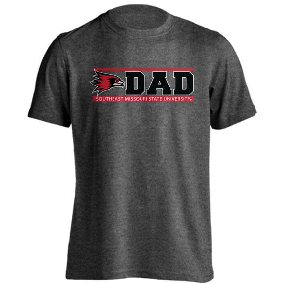 Southeast Missouri State University Redhawks Dad Proud Parent Short Sleeve T-Shirt