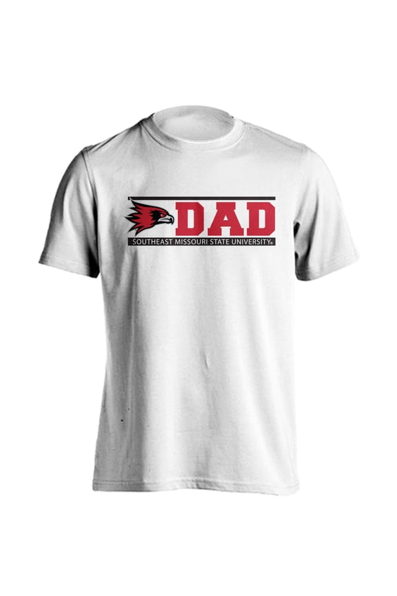 Southeast Missouri State University Redhawks Dad Proud Parent Short Sleeve T-Shirt