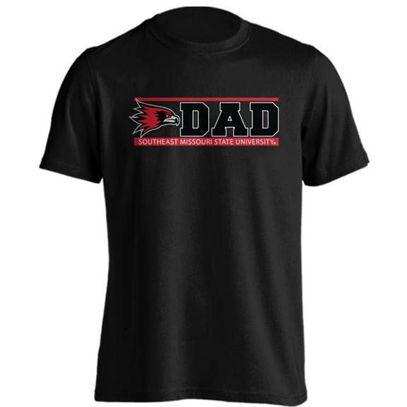 Southeast Missouri State University Redhawks Dad Proud Parent Short Sleeve T-Shirt