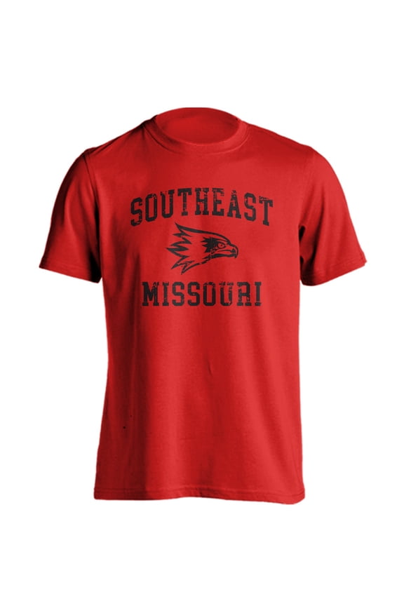 Southeast Missouri State University Redhawks Distressed Retro Short Sleeve T-Shirt