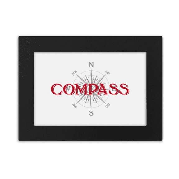 Southeast Northwest Compass Desktop Photo Frame Ornaments Picture Art Painting