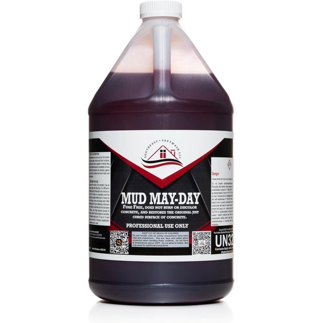 Southeast Softwash Mud May Day Red Clay Stain Removal Mud Removal