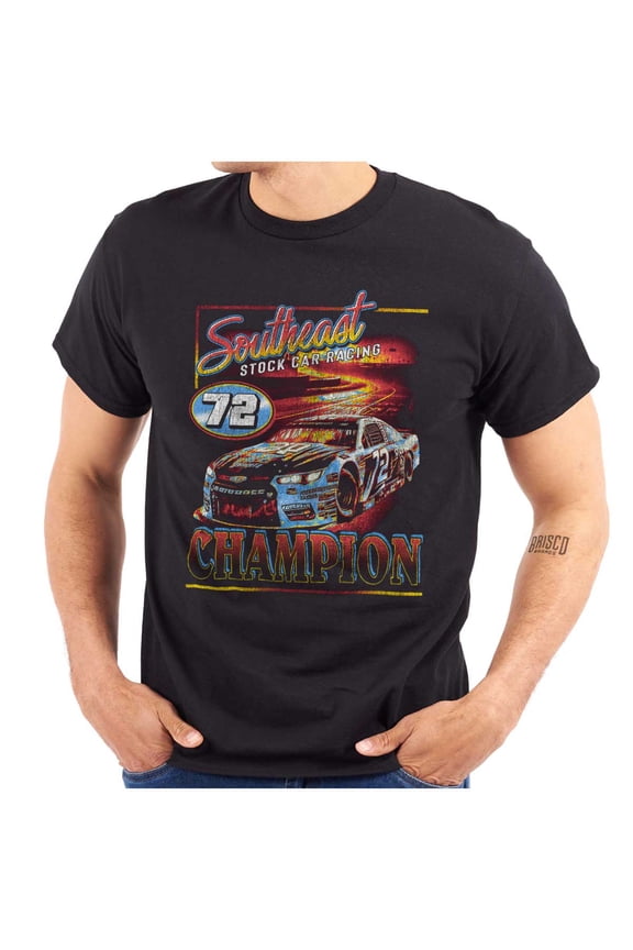 Southeast Stock Car Racing Champion Men's Graphic T Shirt Tees Brisco Brands M