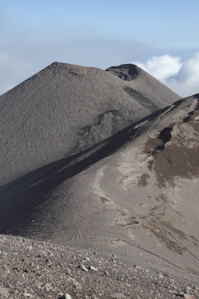 Southeast crater of Mount Etna volcano Sicily Italy Canvas Art - Richard RoscoeStocktrek Images (12 x 18)