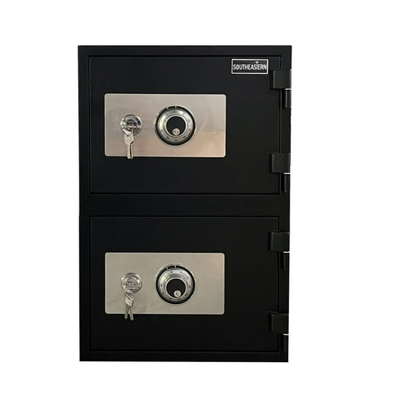Southeastern Double Door Fireproof Office Safe For Business 1.5 hour 1,700F Mechanical Combination Lock