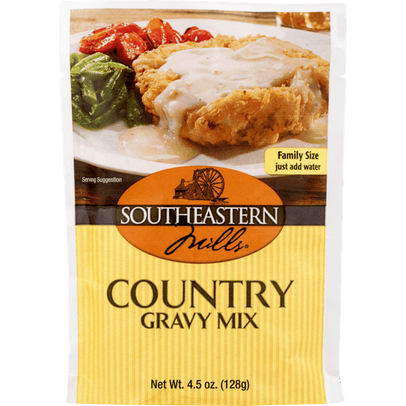 Southeastern Mills Country Gravy Mix, 4.5 Oz. Package (Pack of 4)