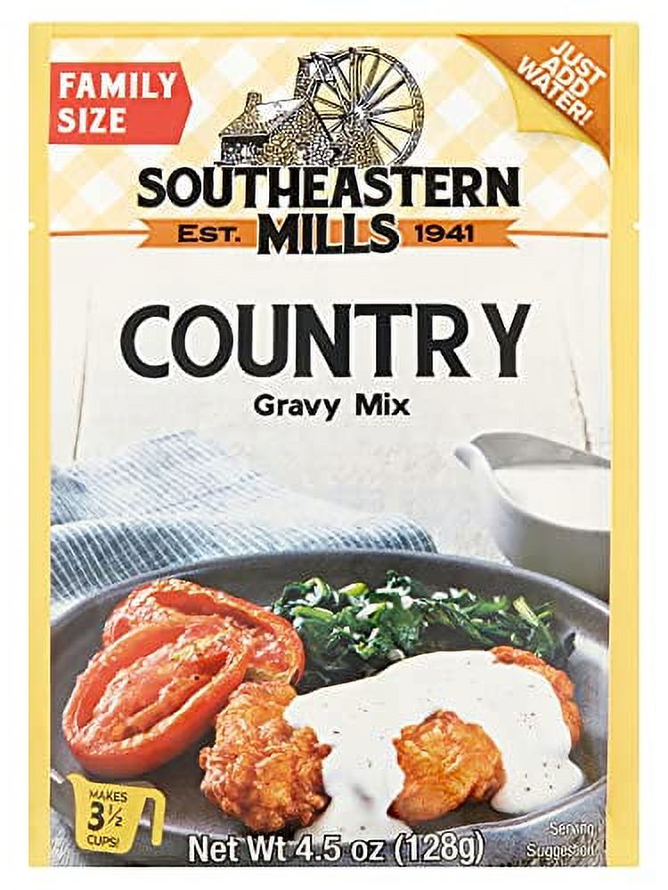 Southeastern Mills Gravy Mix, Country Gravy Mix, Makes 3 ½ Cups Per
