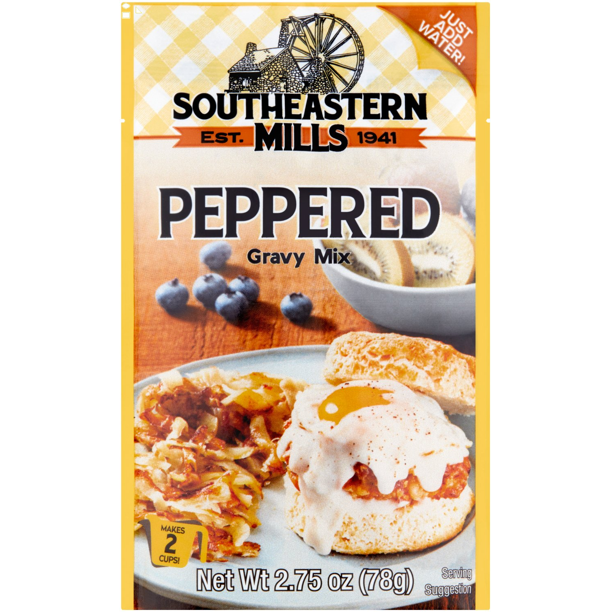 Southeastern Mills Peppered Gravy Mix, 2.75 Oz