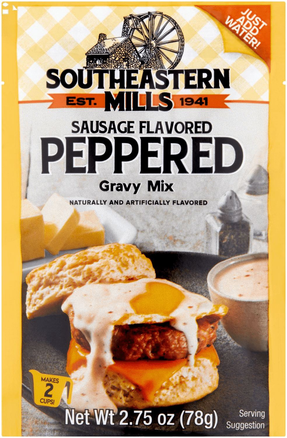 Southeastern Sausage Peppered with Sausage Gravy Mix Flavor, 2.75 Oz