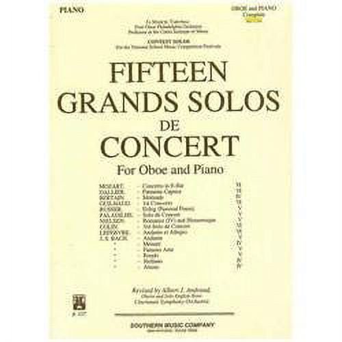 Southern 15 Grands Solos de Concert (Oboe) Southern Music Series Arranged by Albert Andraud