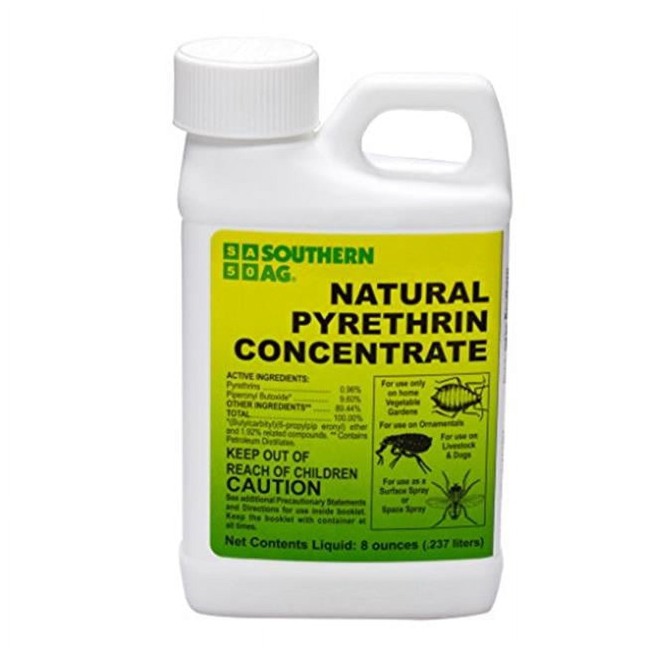 Southern Ag 10401 8 oz Natural Pyrethrin Spray Worm Treatment & Tick Medication for Dogs