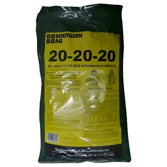 Southern Ag 20-20-20 Soluble Fertilizer - 25 Lbs.