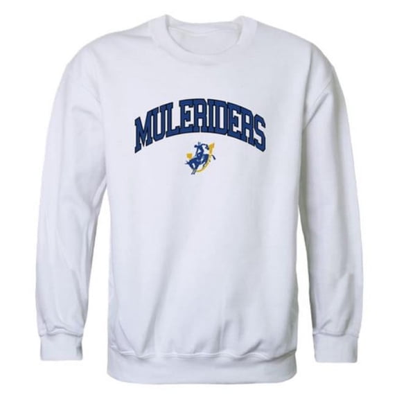 Southern Arkansas University Muleriders Campus Crewneck Sweatshirt, White - Extra Large