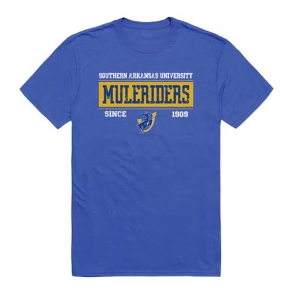 Southern Arkansas University Muleriders College Established T-Shirt, Royal - Extra Large