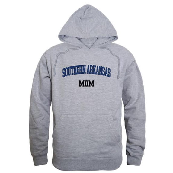 Southern Arkansas University Muleriders Mom Hoodie, Heather Grey - Small
