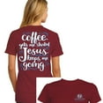 thumbnail image 1 of Southern Attitude Preppy Coffee Jesus T-Shirt, 1 of 2