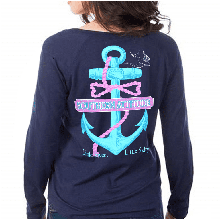 Salty navy hot sale shirt