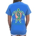 thumbnail image 1 of Southern Attitude Snappy Sea Turtle Carolina Blue Women's T-Shirt (Small), 1 of 1