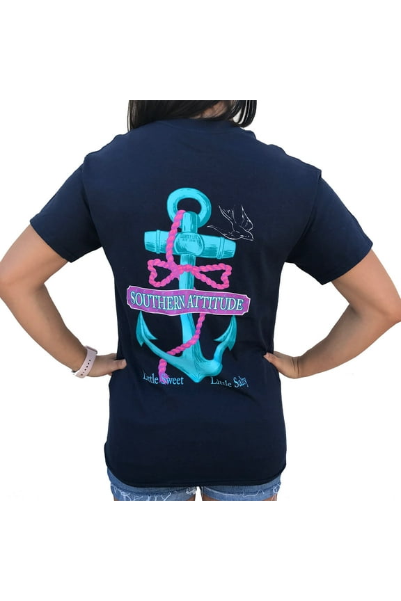 Snappy Sea Turtle Navy Blue Women's T-Shirt (Small)