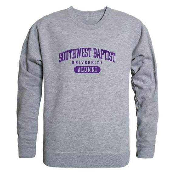 Southern Baptist University Bearcats Alumni Fleece Sweatshirt, Heather Grey - Medium