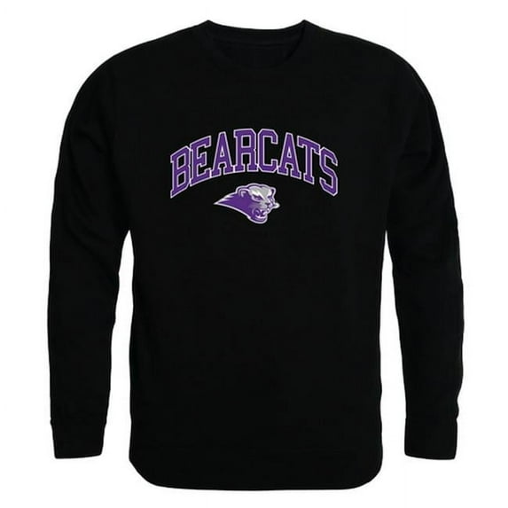 Southern Baptist University Bearcats Campus Crewneck Sweatshirt, Black - Extra Large