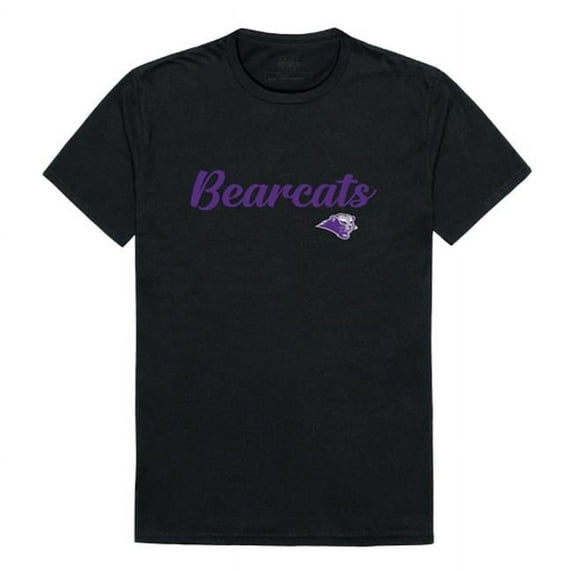 Southern Baptist University Bearcats Script T-Shirt, Black - Medium