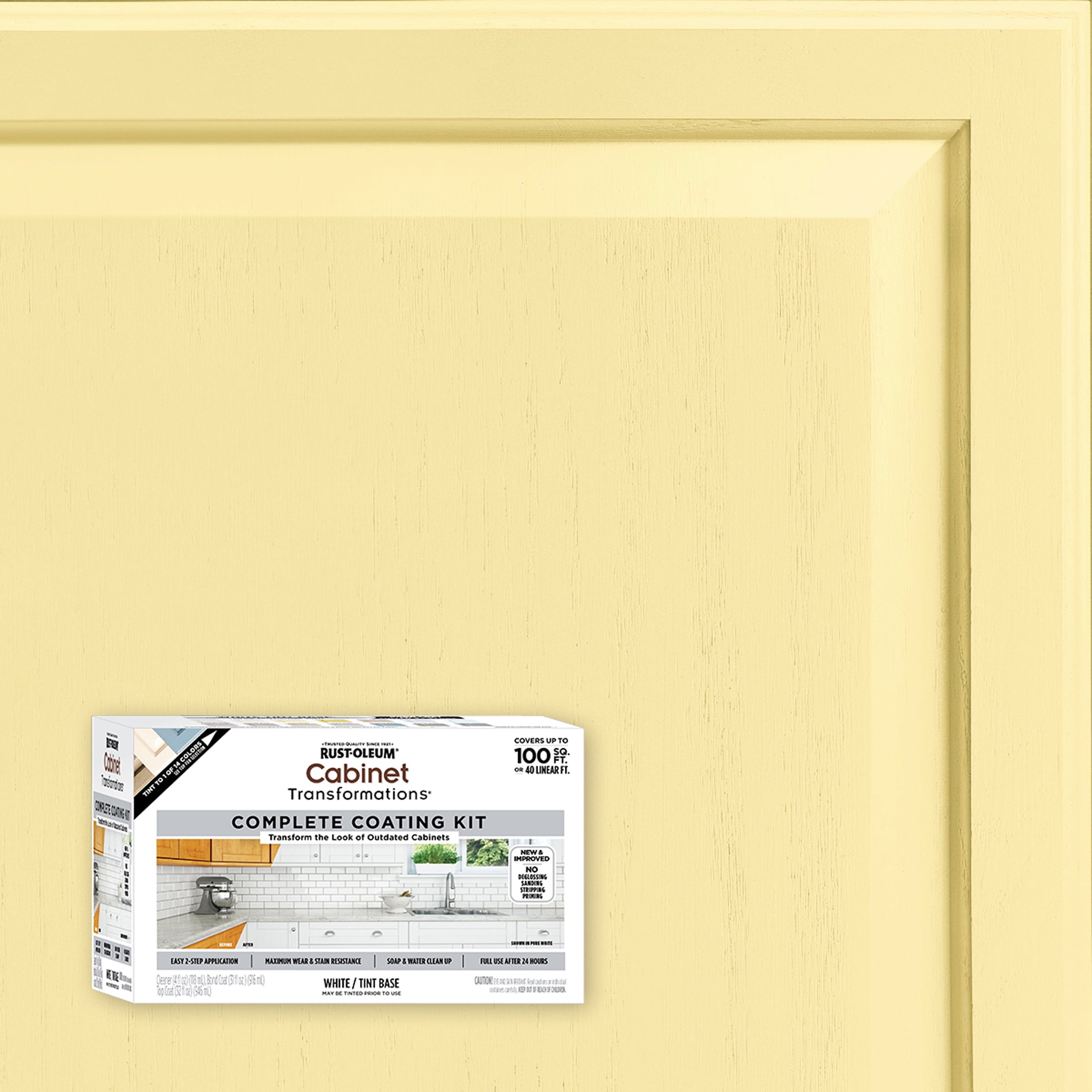 Southern Belle, Rust-Oleum Cabinet Transformations Satin Coating Kit-37467804T, Quart