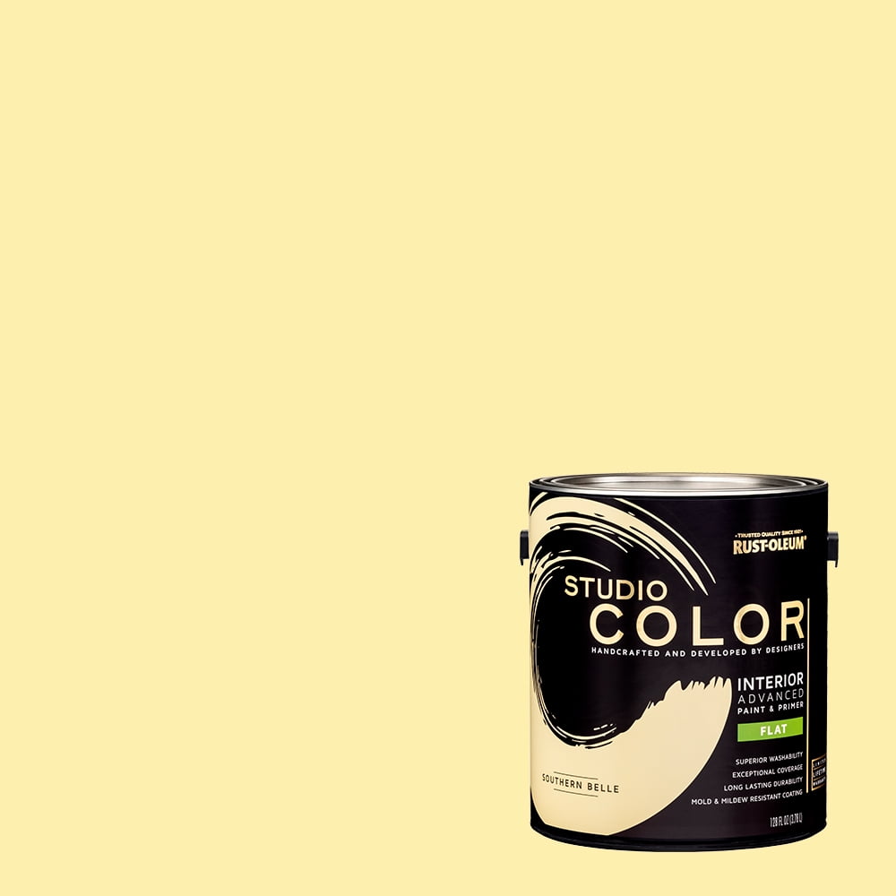 Southern Belle, Rust-Oleum Studio Color Interior Paint + Primer, Flat Finish, Gallon