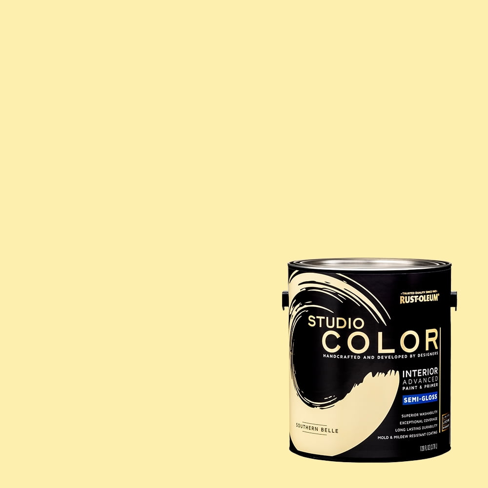 Southern Belle, Rust-Oleum Studio Color Interior Paint + Primer, Semi-Gloss Finish, Gallon