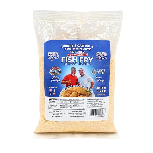 Southern Boyz Seasoning/Guidry's Cajun Fish Fry – Seafood Breading Mix ...
