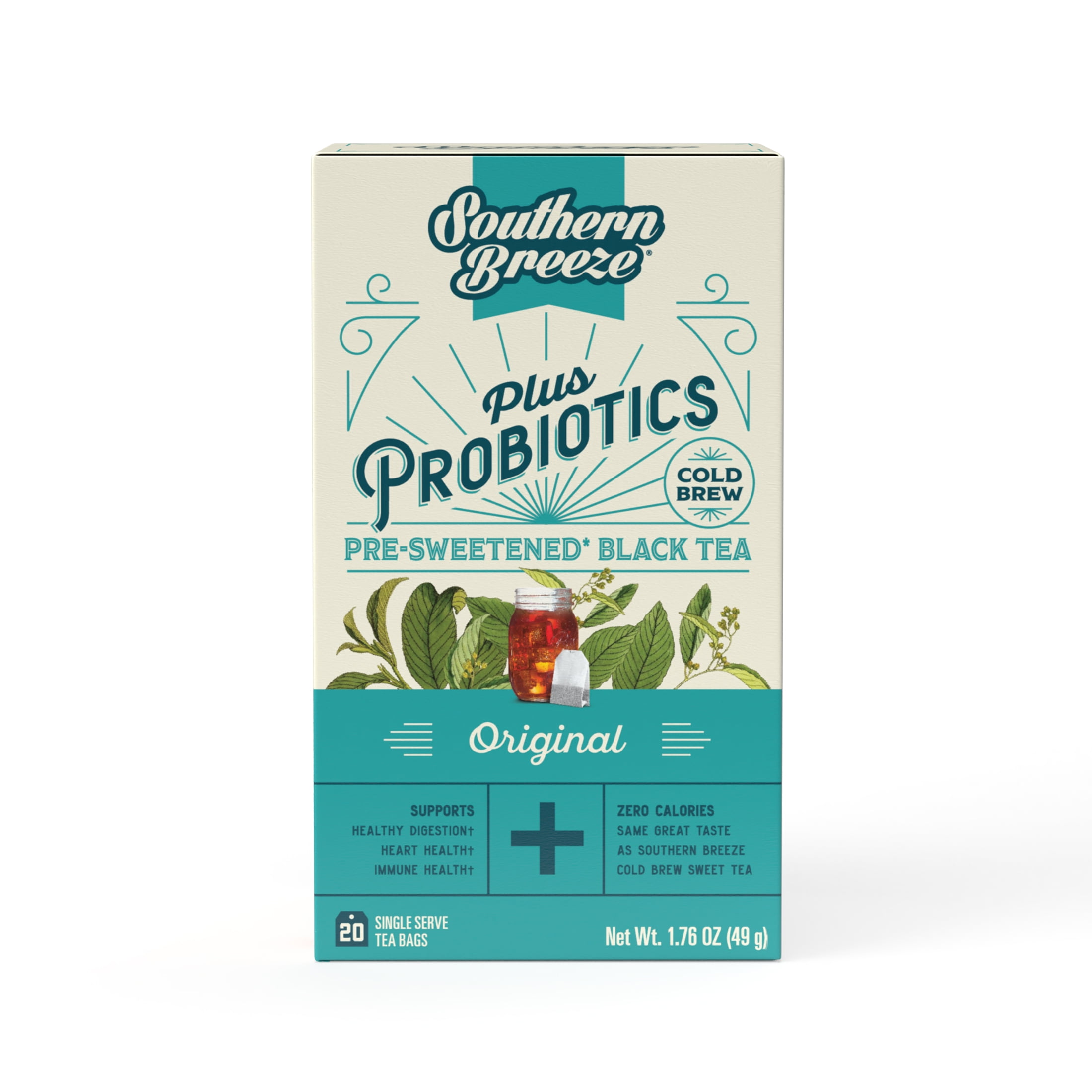 Southern Breeze Cold Brew Sweet Tea Plus Probiotics Original Iced Tea