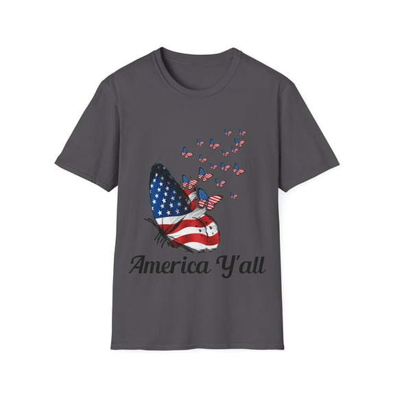 Southern Butterfly July Celebration Graphic Novelty Tees