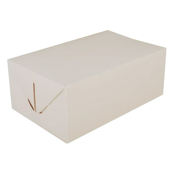 Southern Champion 1 Piece Fast Top Snack Carry-Out Box White, 7" Length x 4.5" Width x 2.75" Depth, Paperboard | 500/Pack