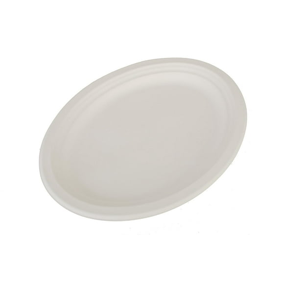 Southern Champion Tray SCH18560 Champware Molded Fiber Platter, Oval, 12 1/2 X 10, White, 125/pack, 4 Pk/carton
