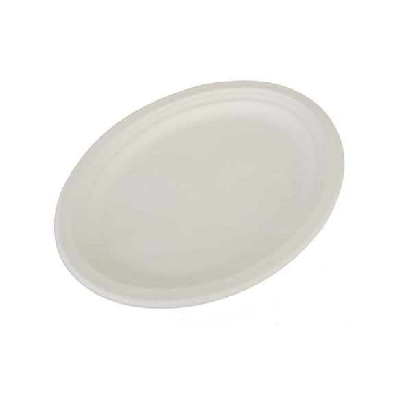 Southern Champion Tray SCH18560 Champware Molded Fiber Platter, Oval, 12 1/2 X 10, White, 125/pack, 4 Pk/carton