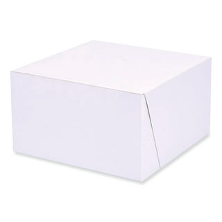 Bakery Boxes, Standard, 7 x 7 x 4, White, Paper, 250/Carton Bakery Boxes, Standard, 7 x 7 x 4, White, Paper, 250/Carton