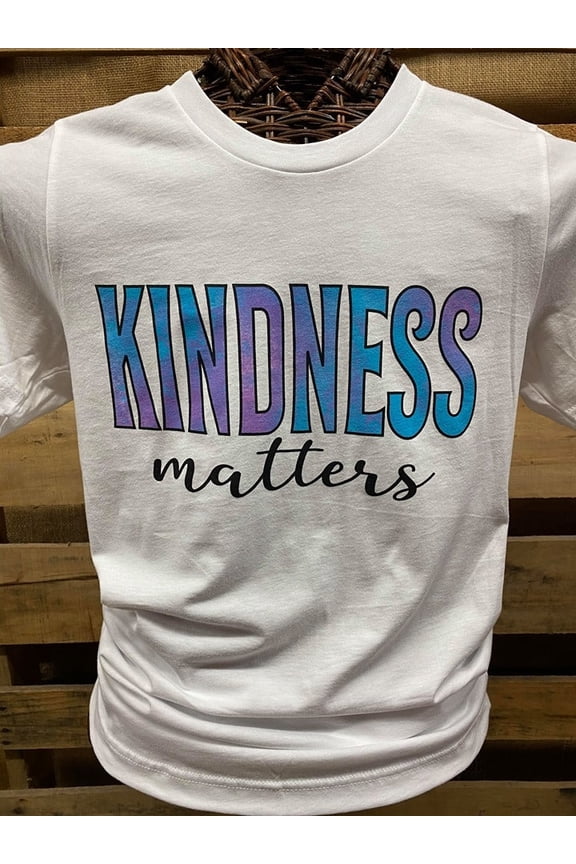 Southern Chics Apparel Kindness Matters Canvas Bright T Shirt