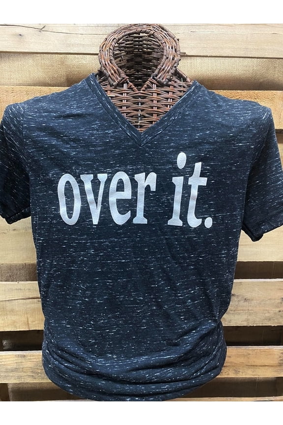 Southern Chics Apparel Over It Canvas Bright T Shirt