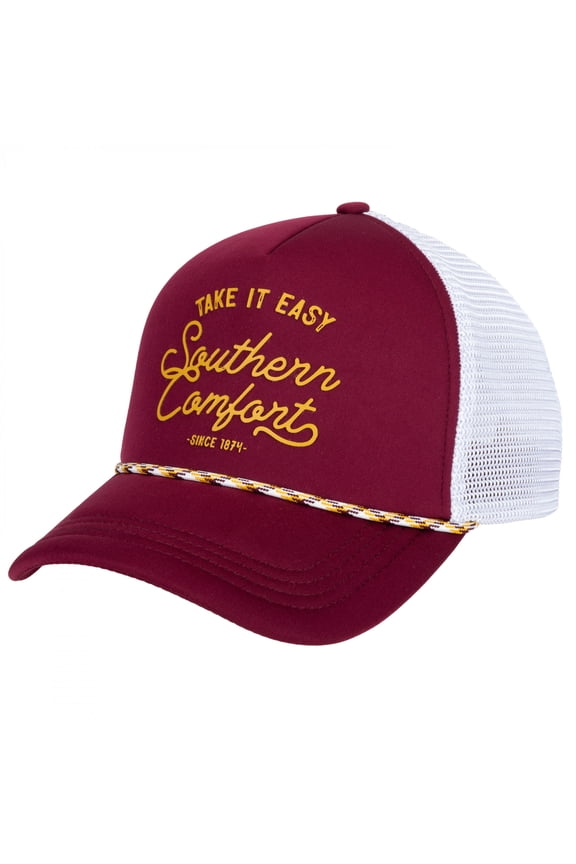 884409 Southern Comfort Take it Easy Rope Trucker Hat - Multi Color