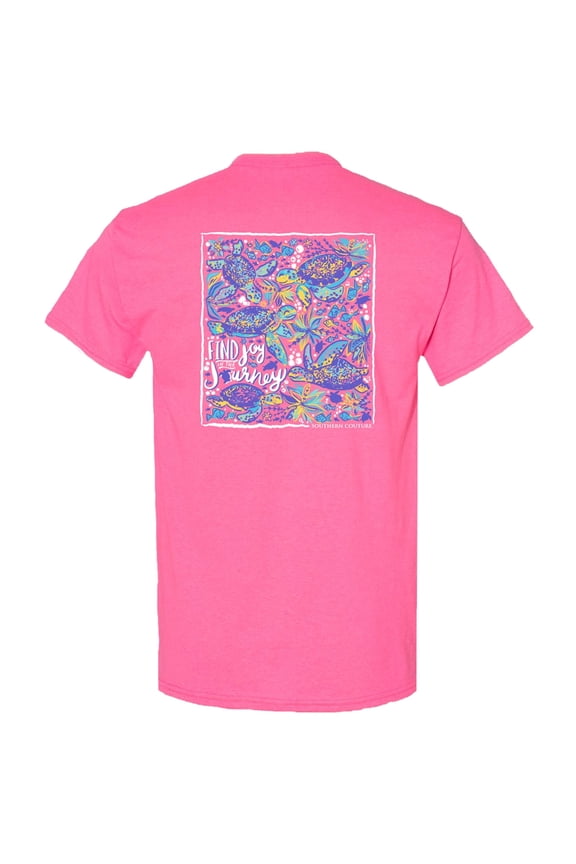 Southern Couture Classic Find Joy Turtle T-Shirt