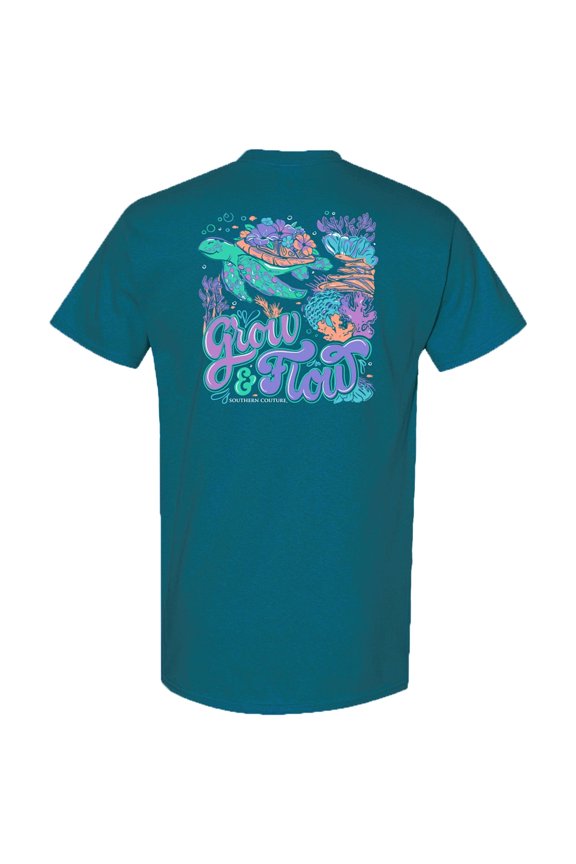 Southern Couture Classic Grow and Flow Turtle T-Shirt